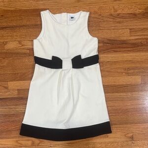 Janie and Jack White Dress with Black Accents